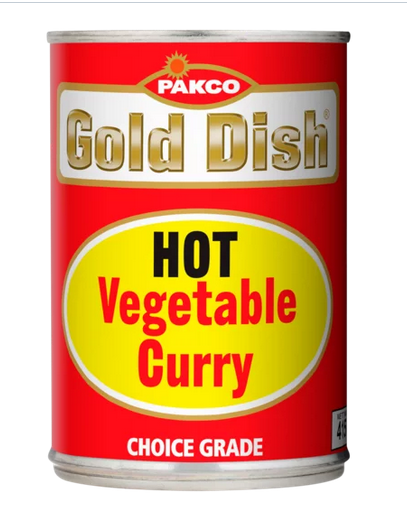 Pakco Gold Dish Hot Vegetable Curry Can 415g