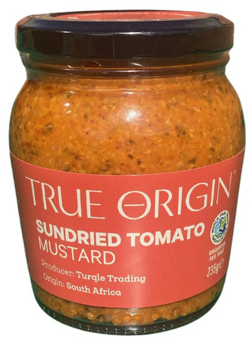 True Origin - Sundried Tomato Mustard 235g