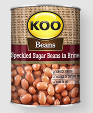 Koo Speckled Sugar Beans 410g