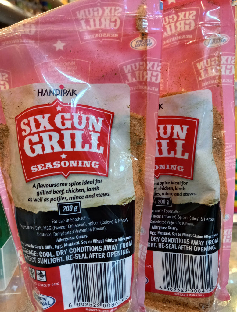 Six Gun Grill Spice Seasoning 200g Kalahari Moon