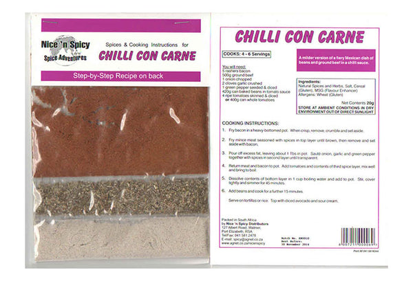 Nice 'n Spicy Spices Chilli con Carne