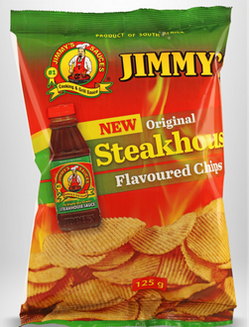 Jimmy's Original Steakhouse Flavoured Chips 125g