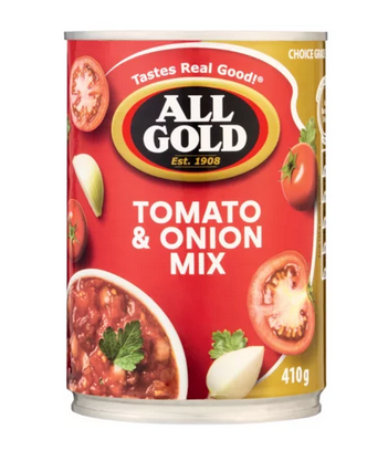 All Gold Tomato & Onion Mix 410g