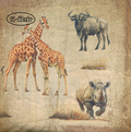 Napkin - African Savanna - 20 tissue napkin pack