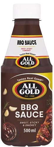 All Gold BBQ Sauce Squeeze 500ml