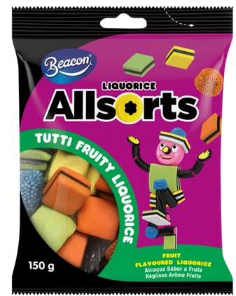 Beacon Allsorts Tutti Fruity Liquorice 150g