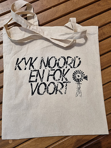 Tote Bag - Kyk Noord en Fok Voort