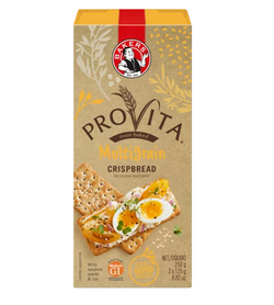 Bakers Provita Oven Baked Multigrain Crispbread 250g