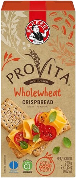 Bakers Provita Oven Baked Wholewheat 250g
