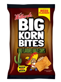 Willards Big Korn Bites BBQ 120g