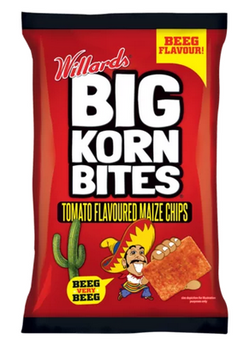 Willards Big Korn Bites Tomato 120g