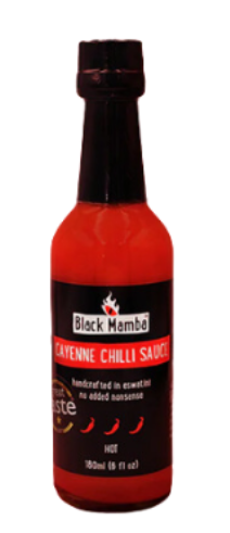 Black Mamba - Cayenne Chilli Sauce Hot 180g