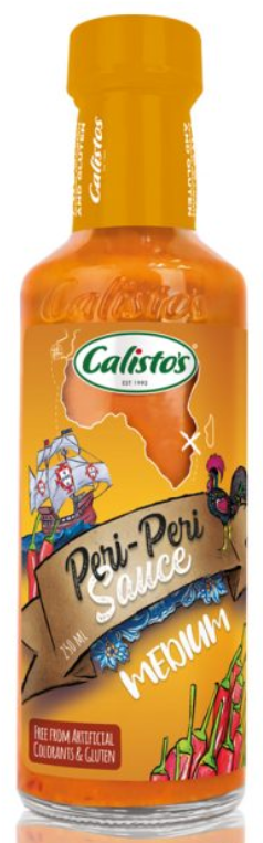 Calisto’s Peri Peri Sauce - Medium 250ml