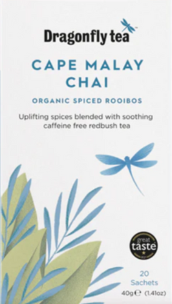 Dragonfly Tea - Cape Malay Chai Organic Spiced Rooibos - 20 bags 40g