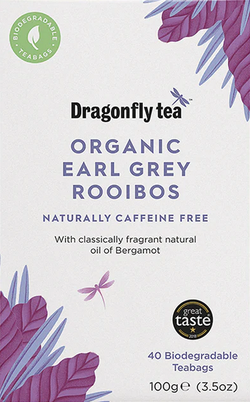 Dragonfly Tea - Organic Earl Grey Rooibos 40 Teabags 100g