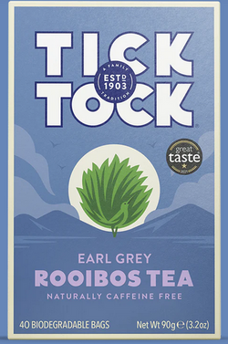 Tick Tock Earl Grey Rooibos Tea 40 Bags