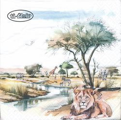 Napkin - Etosha Park - 20 tissue napkin pack