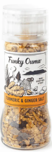 Funky Ouma Turmiric & Ginger Salt Grinder 80g