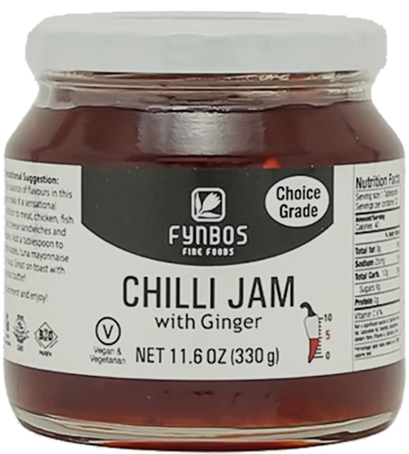 Fynbos Chilli Jam with Ginger 330g