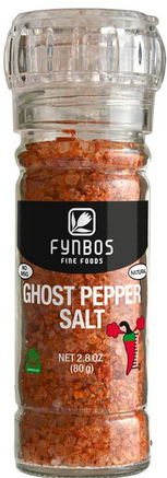 Fynbos Ghost Pepper Salt Grinder 80g