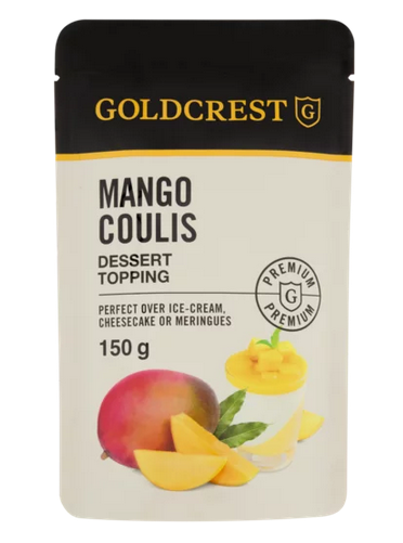 Goldcrest Mango Coulis Dessert Topping Pouch 150g