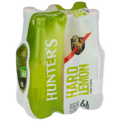 Hunters Hard Lemon Bottles 330ml - Six Pack