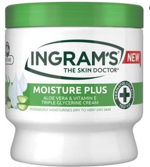 Ingram's Moisture Plus Aloe Vera & Vitamin E Triple Glycerine Cream 450ml