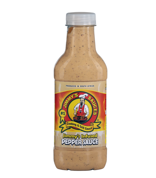 Jimmy's Sauces Infused Pepper Sauce 500ml