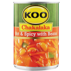 Koo Chakalaka Hot and Spicy With Beans 410g