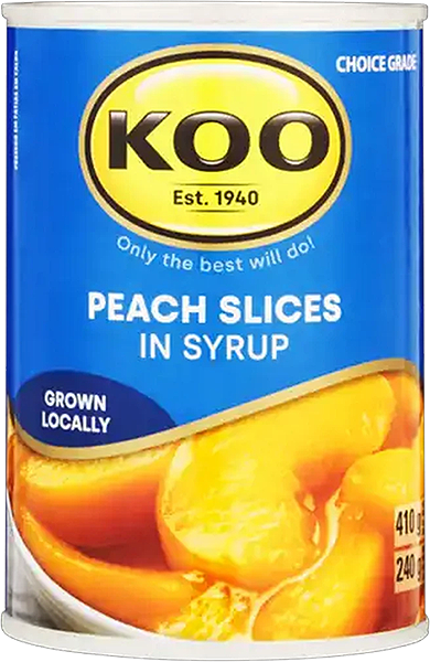 Koo Peach slices in Syrup 410g