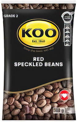 Koo DRIED Red Speckled Sugar Beans  500g