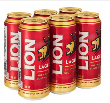 Lion Lager Beer 6 x 500ml