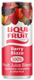 Liqui-Fruit Berry Blaze 100% Fruit Juice Blend 300ml - Six Pack