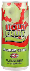 Liqui-Fruit Cranberry Cooler 100% Fruit Juice Blend 300ml - Six Pack