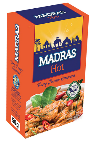 Madras Hot Curry Powder 50g