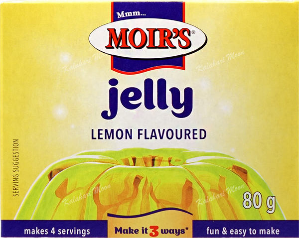 Moirs Jelly Lemon Favoured 80g