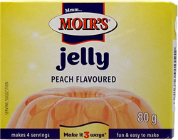 Moirs Jelly Peach Favoured 80g