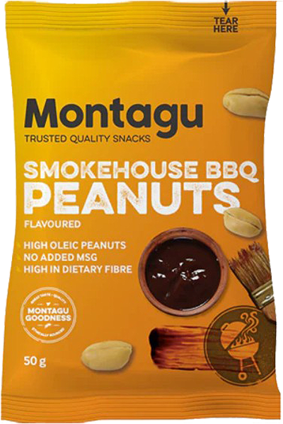 Montagu - Smokehouse BBQ Peanuts 50g