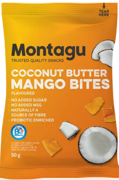 Montagu - Coconut Butter Mango Bites 50g