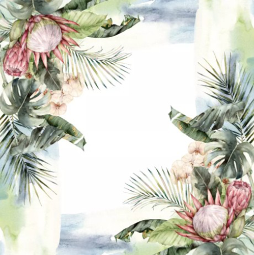 Napkin - Protea & Orchid - 20 tissue napkin pack