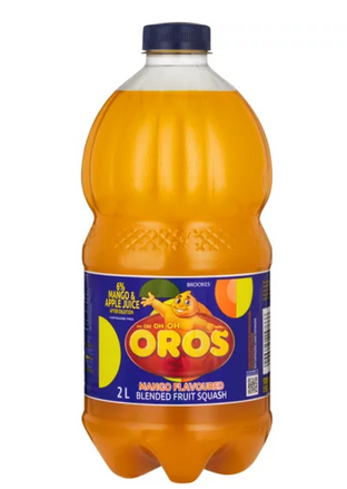 Brookes Oros Mango Flavoured Concentrated Squash 2L