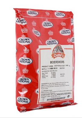 Crown National Ouma Boerewors Seasoning 1.1kg