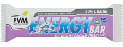 PVM Energy Bar - Rum & Raisin 45g