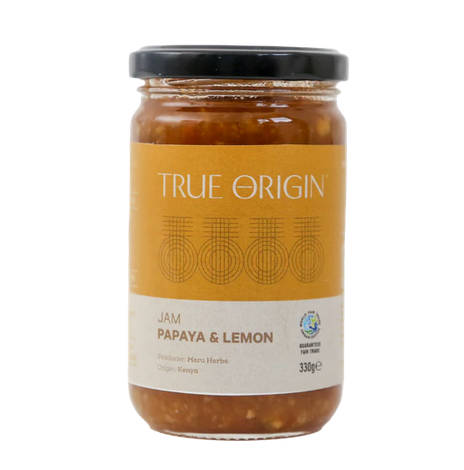 True Origin - Papaya & Lemon Jam (330g)