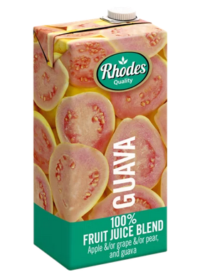 Rhodes 100% Fruit Juice Blend - Guava 1L