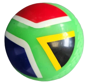 South African Flag - Soft Cricket Ball