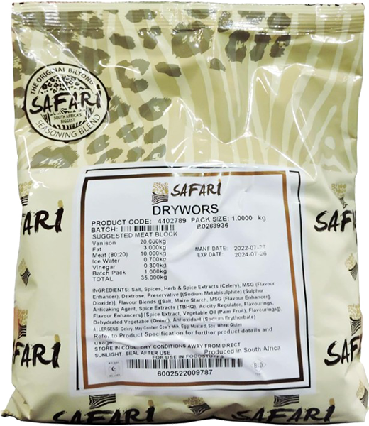 Safari Drywors Spice 1kg