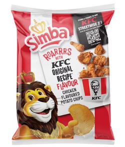 Simba KFC Original Recipe Chicken Flavoured Chips 120g