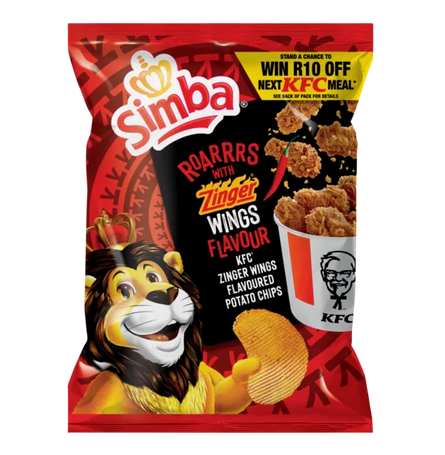 Simba KFC Zinger Wings Chips 120g