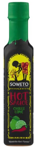 Soweto Hot Sauce Chilli Lime 250g